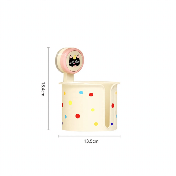 Badezimmer-Papierbox mit Saugnapf, Kunststoff, YM.6903-YM.6904