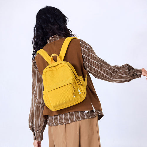 Cord-Rucksack, klein, Damen, strapazierfähig
