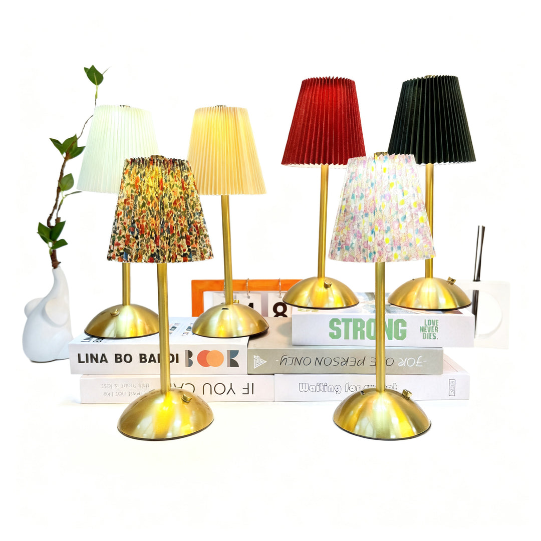 Stoff-Tischlampe mit Touchschalter, 12 Modell