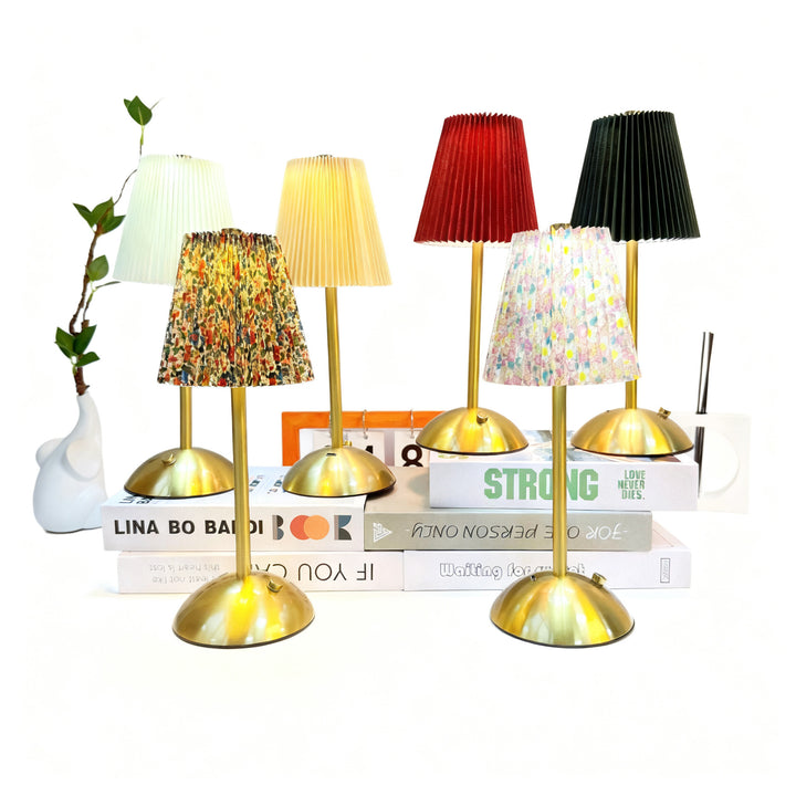 Stoff-Tischlampe mit Touchschalter, 12 Modell