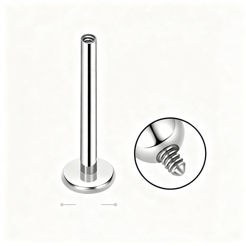 Titan-Piercingstab mit Innengewinde