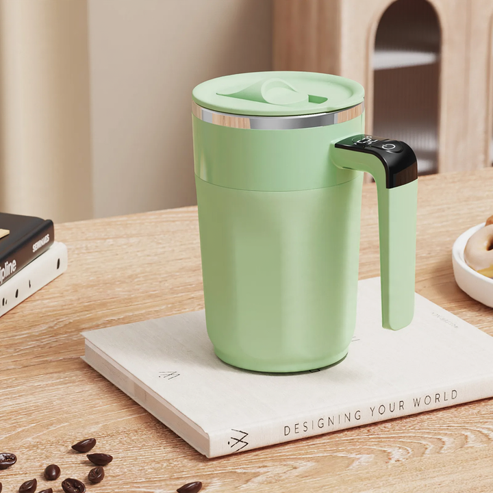 Selbstrührender Becher aus Edelstahl, 400 ml