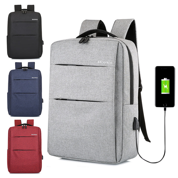 Großer Geschäftsrucksack aus Oxfordstoff, bis 15,6 Zoll