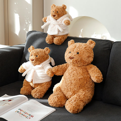 Plüsch-Teddybär mit Schlafanzug, mehrere Größen