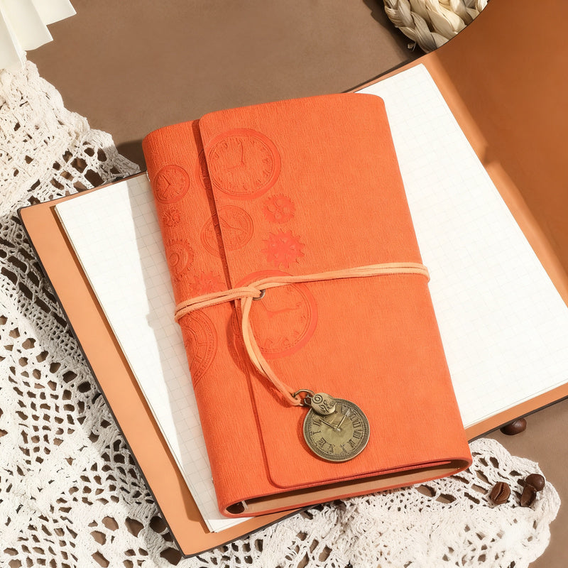 Notizbuch A6, Kunstleder, 80g Papier