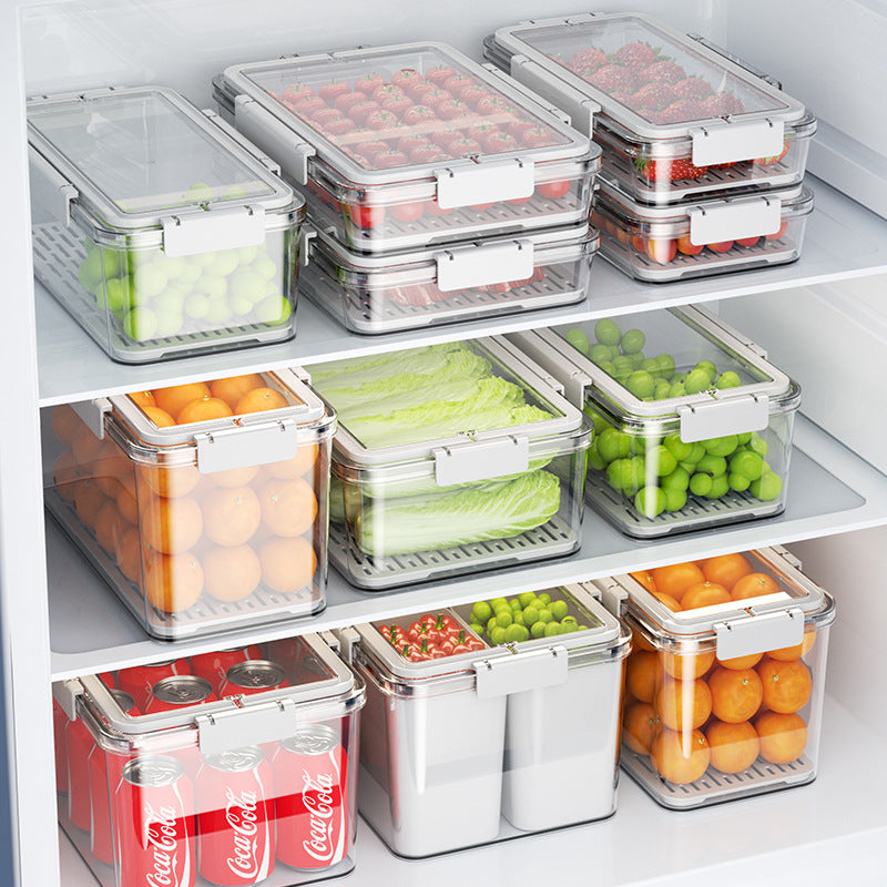 Kunststoff-Frischhaltebox für Kühlschrank und Gefrierfach