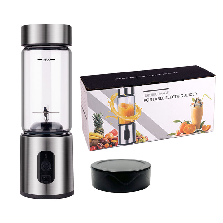 Tragbarer Entsafter aus Borosilikatglas, 400 ml