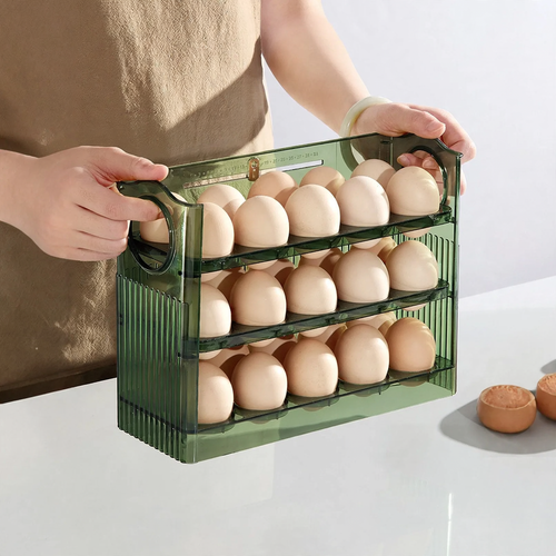 Eierbox für Kühlschrank, Kunststoff, 30er Kapazität