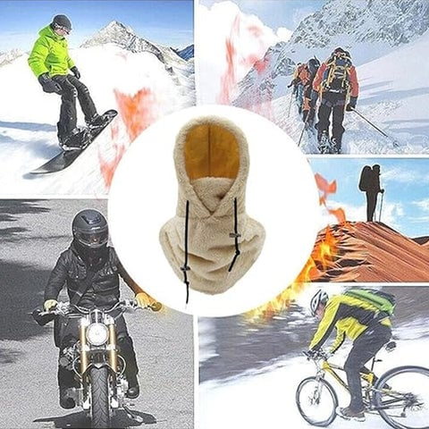 Ski-Maske mit Sherpa-Kapuze | Karnz