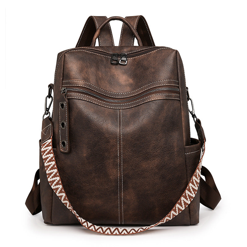Rucksack aus PU-Material, mehrere Trageweisen