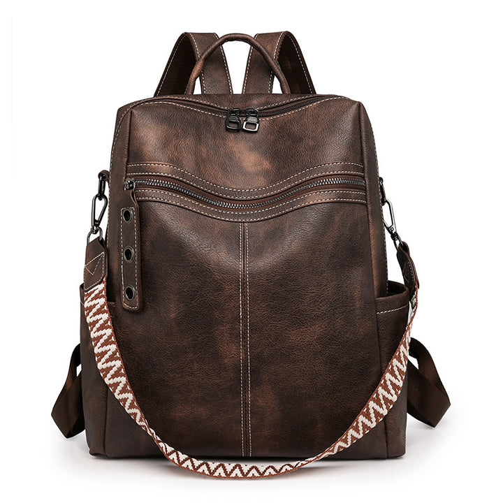 Rucksack aus PU-Material, mehrere Trageweisen