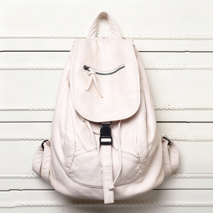 Doppelschultiger Rucksack aus PU-Material