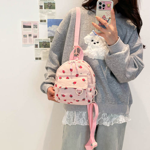 Cord-Rucksack, Baumwolle, strapazierfähig
