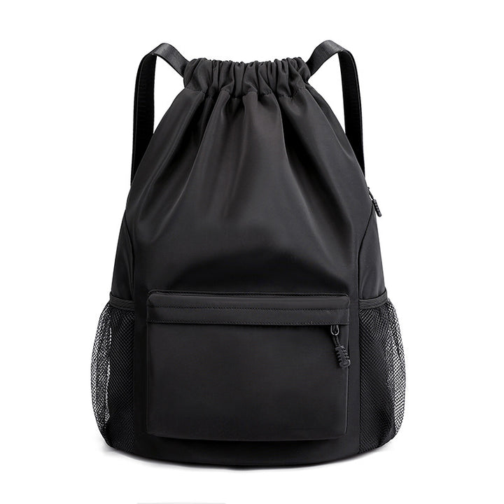 Nylon-Rucksack, 20–35 L, atmungsaktiv, mit Kordelzug