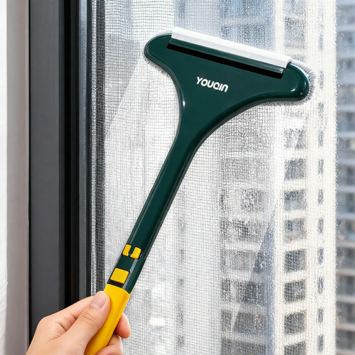 2-in-1 Fenster- und Fliegengitter-Reinigungsbürste