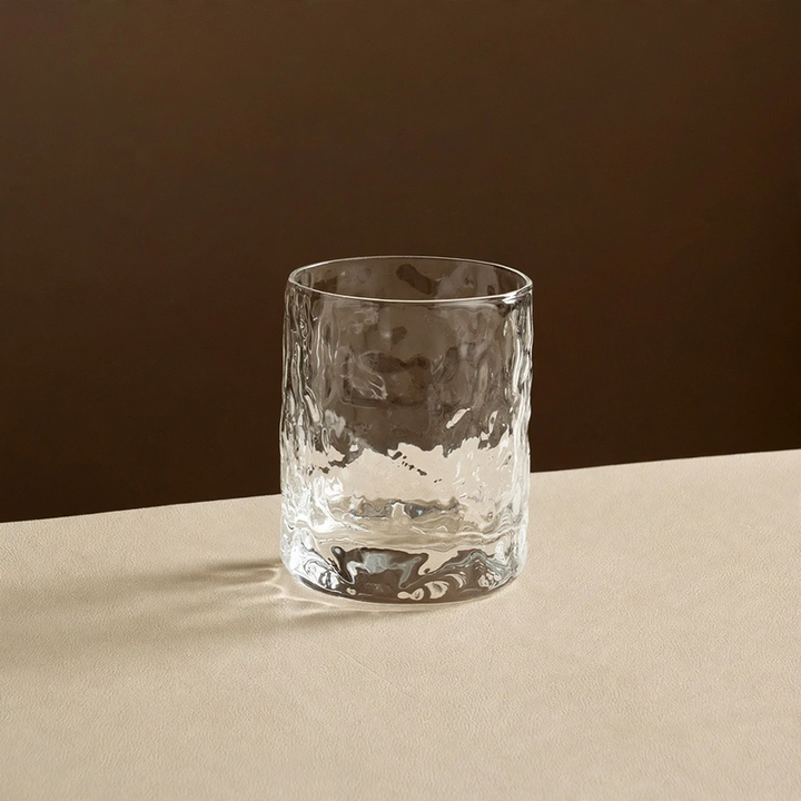 Glastassen, ca. 200 ml, mit Wellenmuster