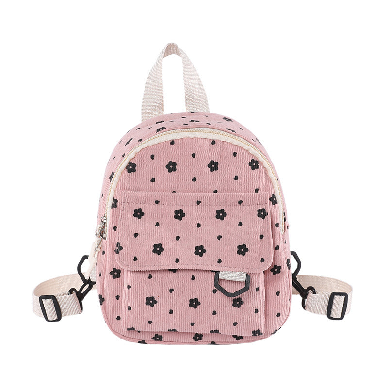Kleiner Rucksack aus Baumwolle, abriebfest
