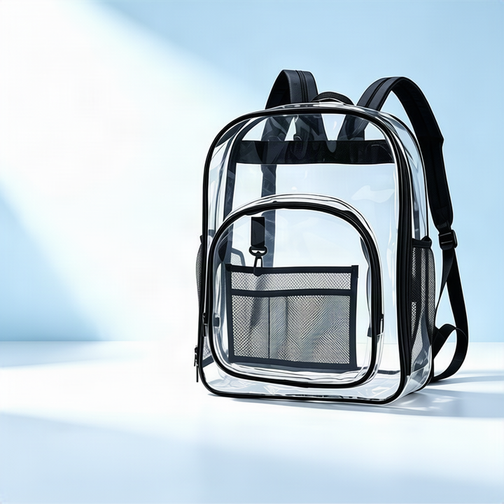 Transparenter PVC-Rucksack, wasserfest, leicht