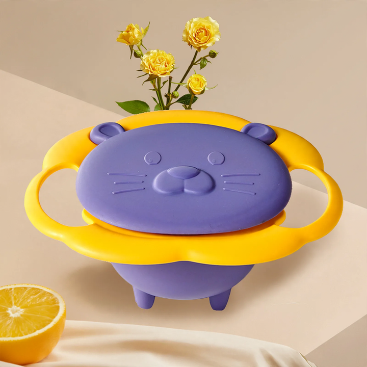 Drehbare Kinderschüssel, 19 cm, PP, rutschsicher