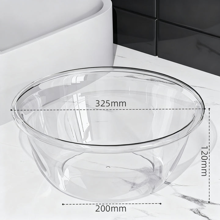 Kunststoff-Waschbecken, transparent, robust