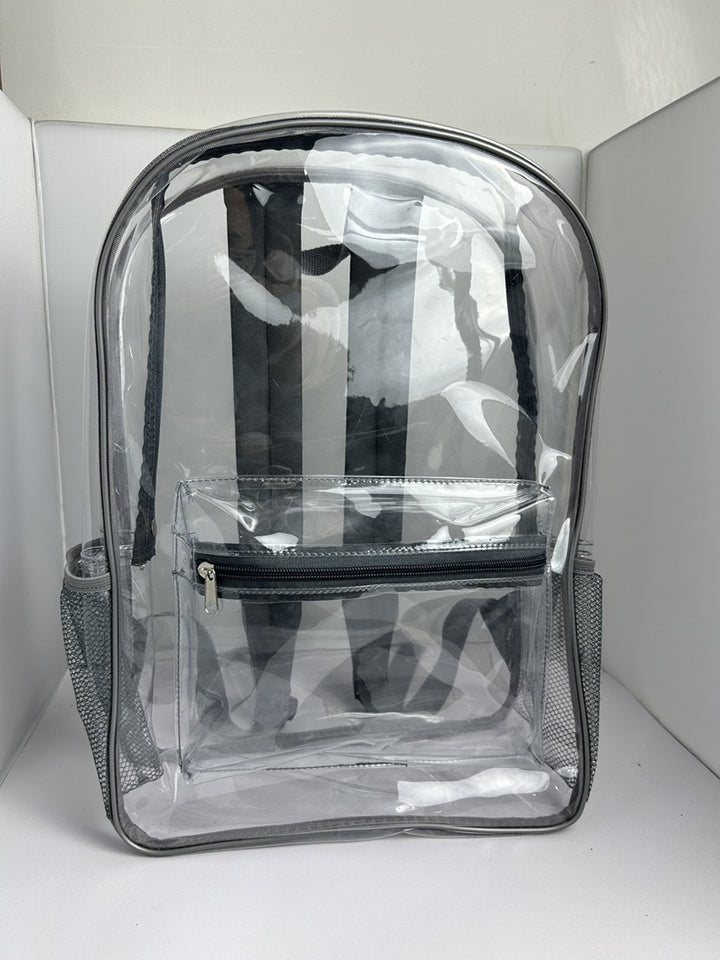 Transparenter PVC-Rucksack mit großem Fassungsvermögen
