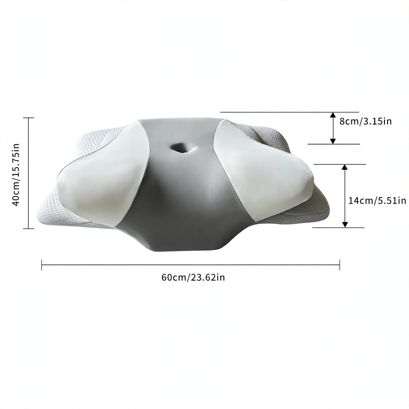 Nackenstützkissen aus Gedächtnisschaum, Schmetterlingsform