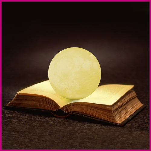 LED-Mondlampe mit Bluetooth-Lautsprecher und Touchsteuerung