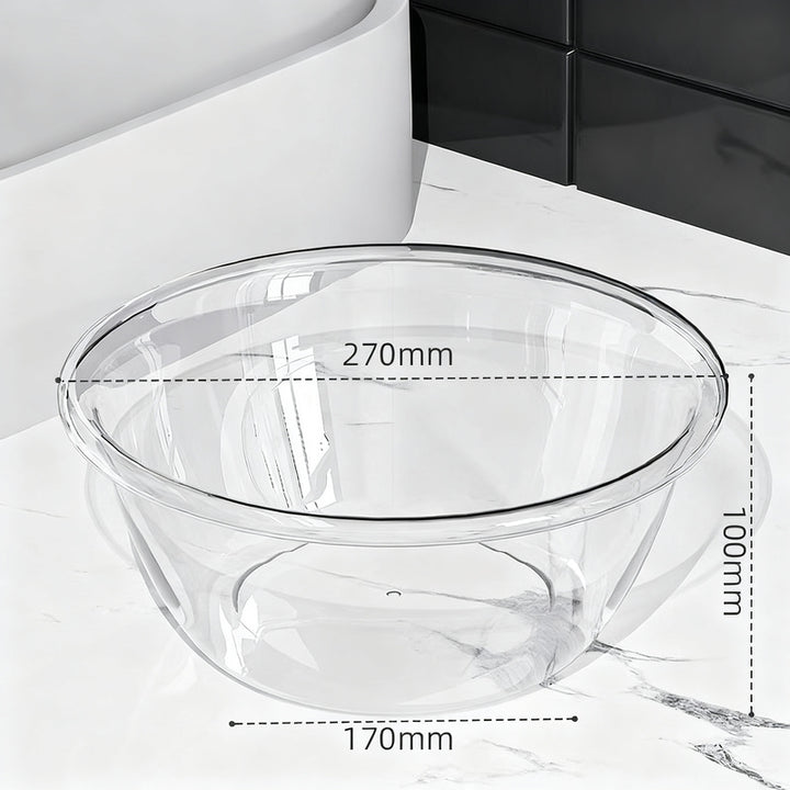 Kunststoff-Waschbecken, transparent, robust