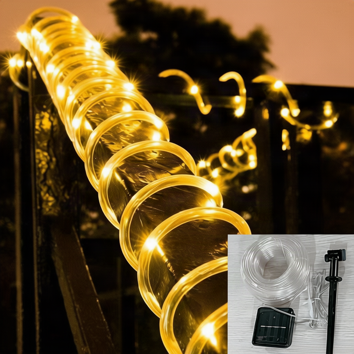LED-Lichterkette, 10 m, 100 Lichter, USB/Batterie