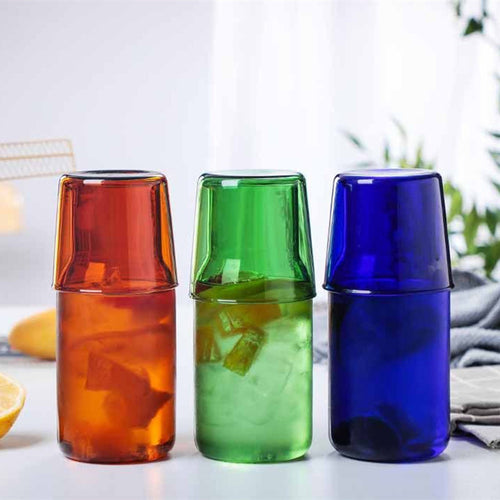 Glaskanne mit Glas, hitzebeständig
