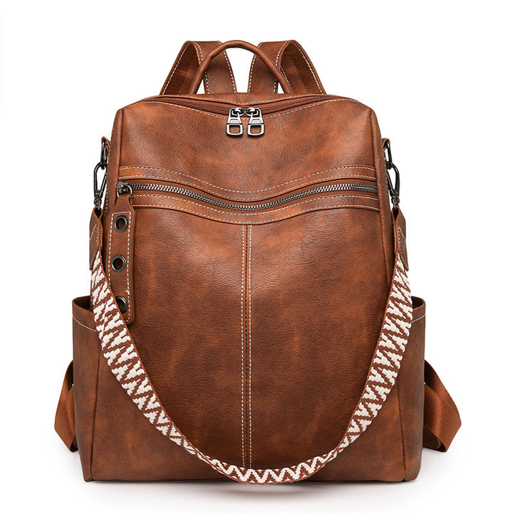 Rucksack aus PU-Material, mehrere Trageweisen