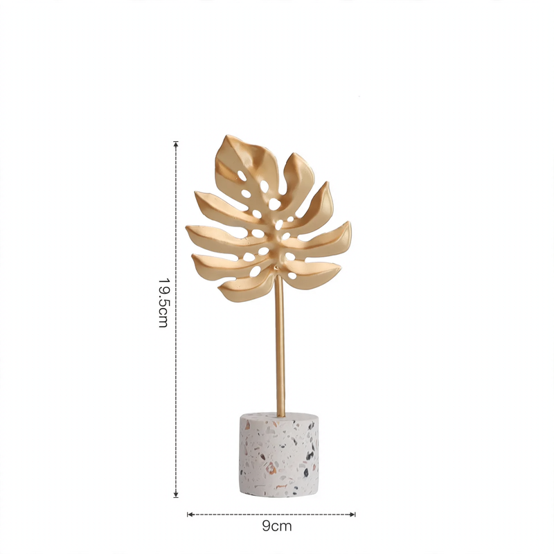 Eisblume Dekofigur aus Eisen, modern
