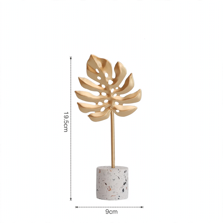 Eisblume Dekofigur aus Eisen, modern
