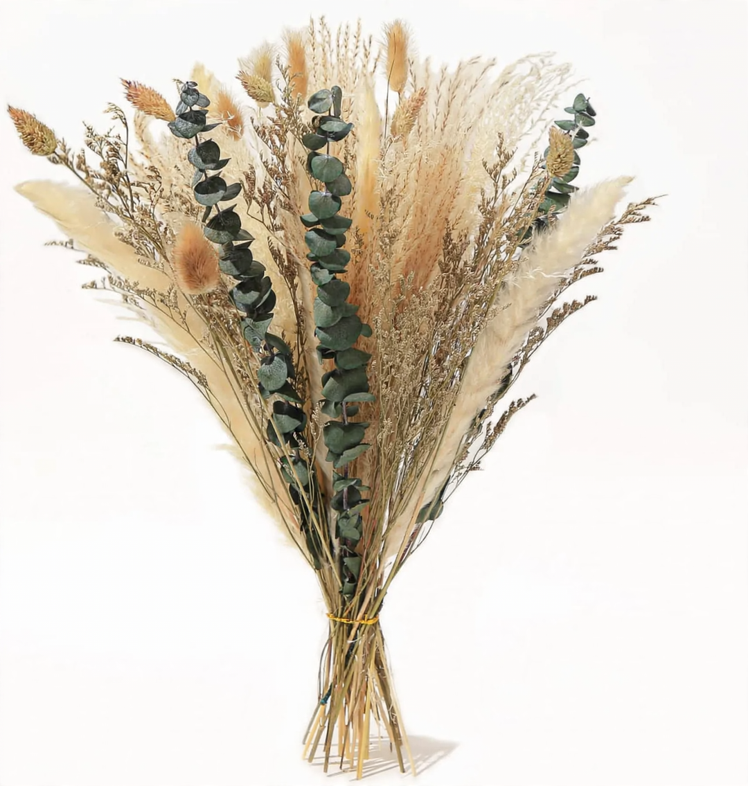 Trockenblumenbund, Pampas und Naturmaterialien