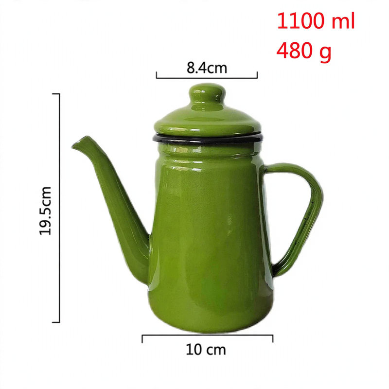 Emaillierte Handbrühkanne 1,1 L