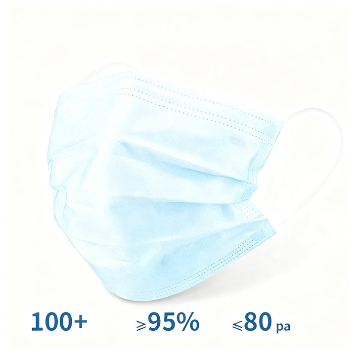 Einweg-Gesichtsmaske, 3-lagig, 50er-Pack