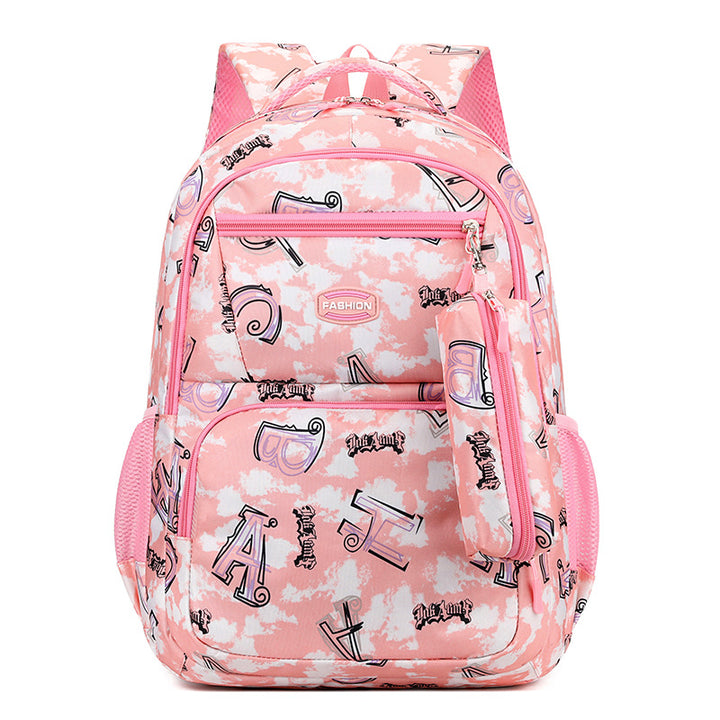Rucksack, 36–55 L, Streifenmuster, bis 16 Zoll