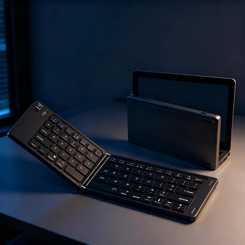 Bluetooth-Klappentastatur, tragbar und wasserfest