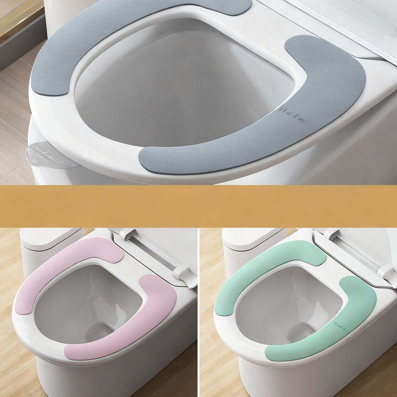 WC-Sitz-Auflage aus Plüsch, selbstklebend