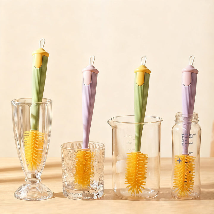 Reinigungsbürste aus Silikon, 3-in-1