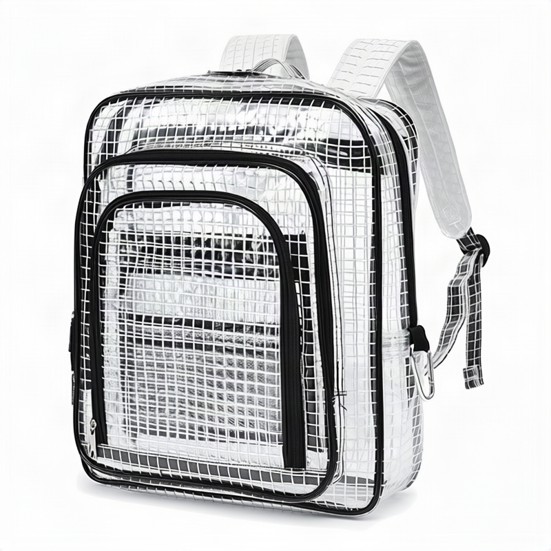 Antistatischer PVC-Rucksack, transparent