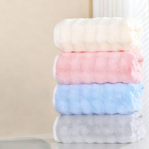 Badetuch und Handtuch aus Korallenfleece