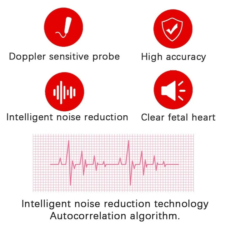 Fetaler Doppler-Herzfrequenzmonitor
