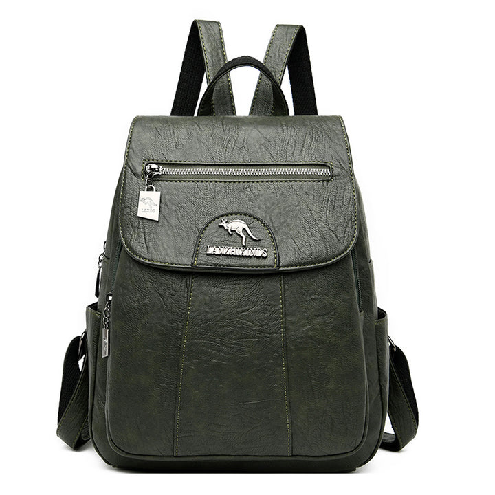 Damen-Rucksack, PU-Leder, Vintage-Stil