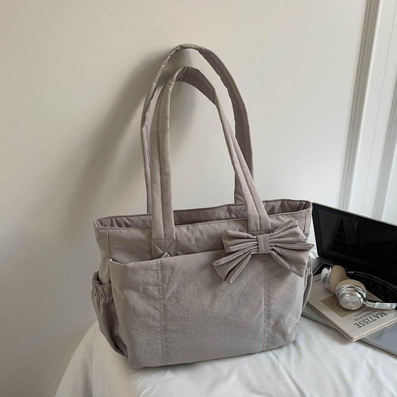 Schultertasche aus Baumwolle, Tote-Stil
