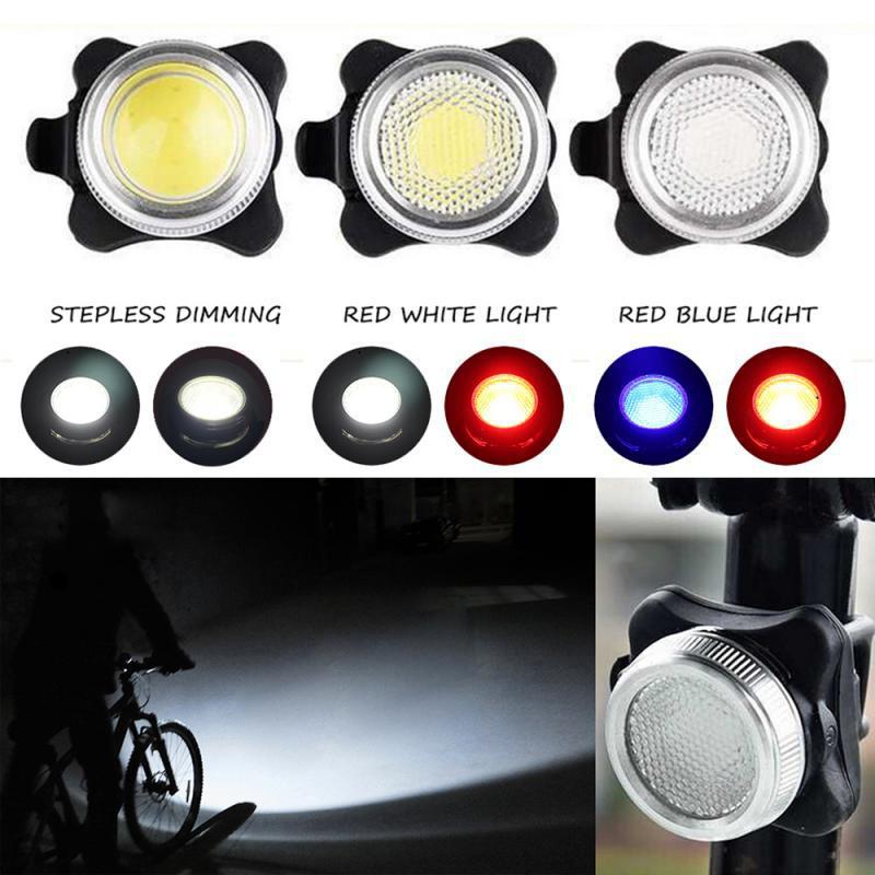 Fahrrad-Lichtset, COB-Rücklicht, USB-aufladbar