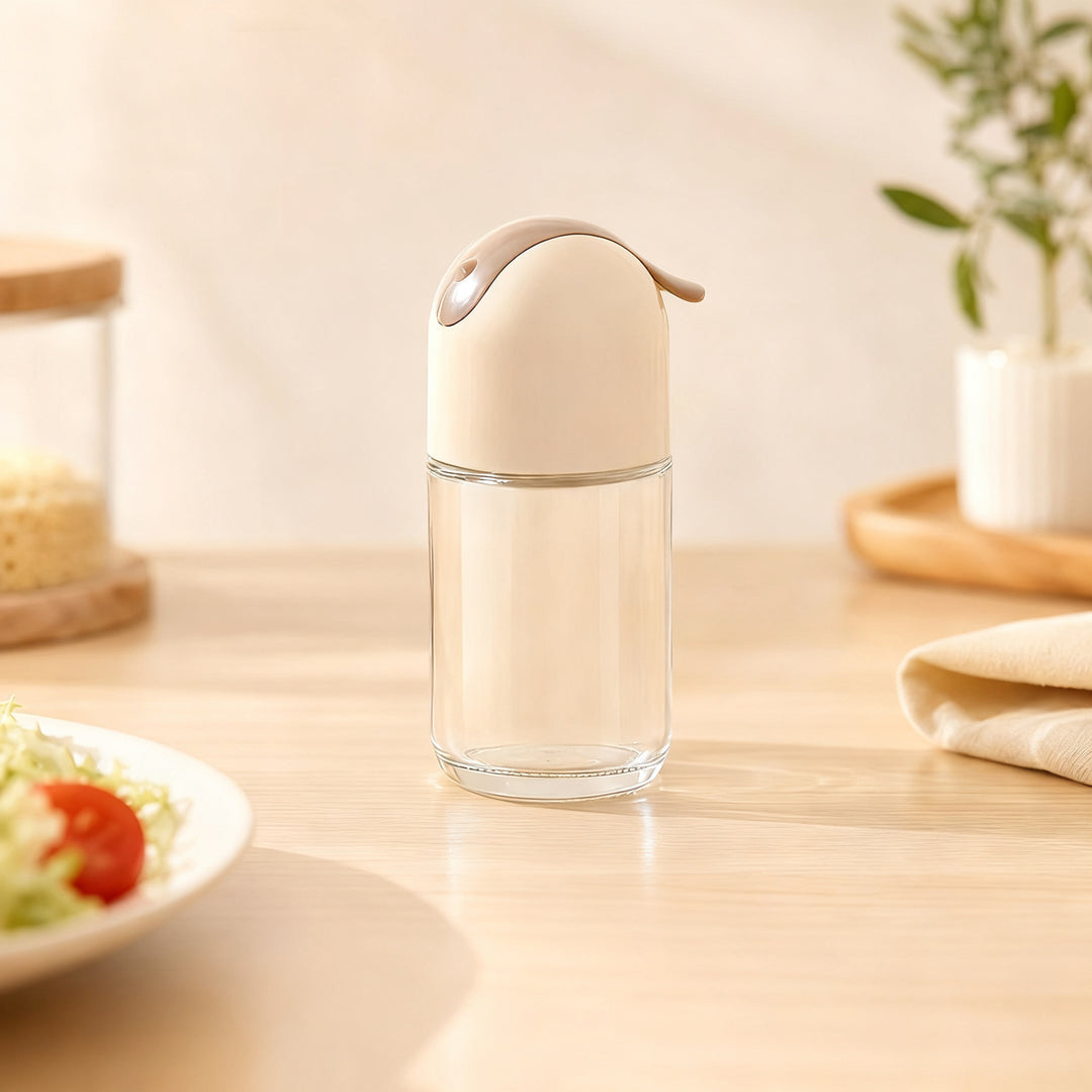 Glas-Gewürzstreuer mit Druckknopf, 100 ml