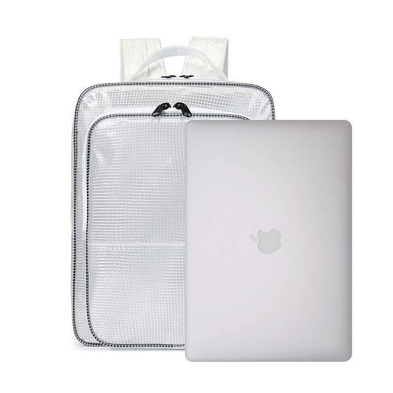 Antistatischer PVC-Rucksack, transparent