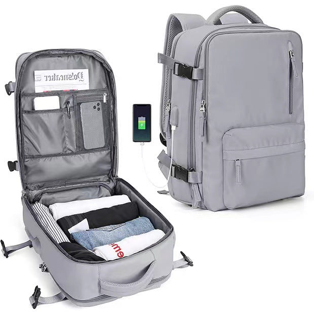 Rucksack Damen, 36–55 L, Nylon, wasserabweisend
