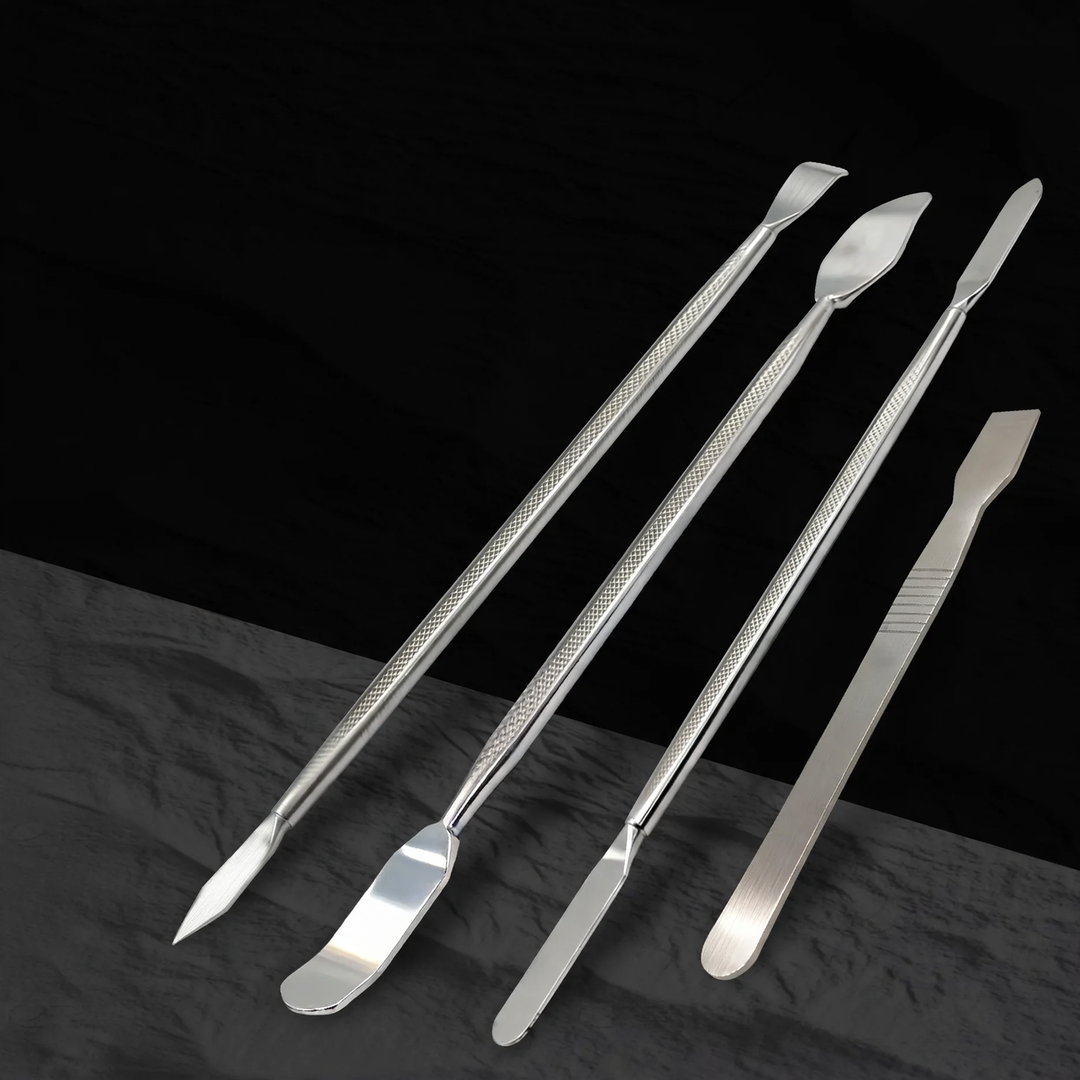 Nagel-Mischpalette aus Edelstahl, verschiedene Formen